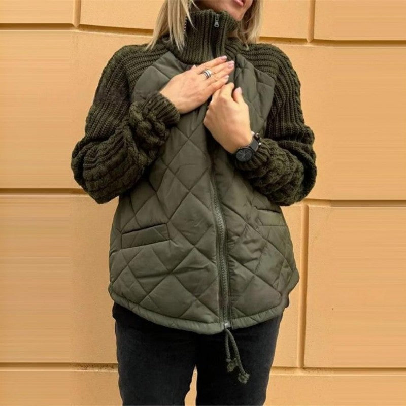 Veylorn™ Patchwork Puffer Jacket