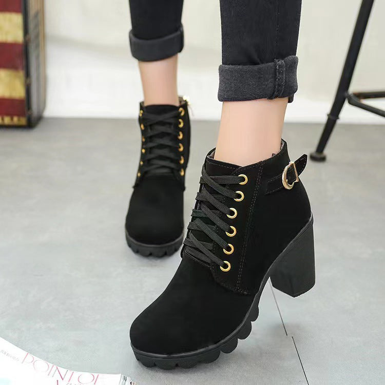 Olyvaris™ ankle boots with block heel