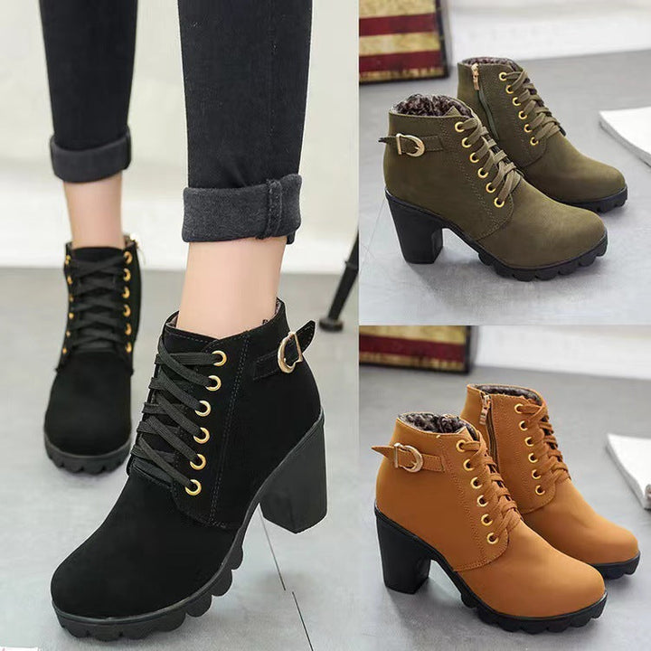Olyvaris™ ankle boots with block heel