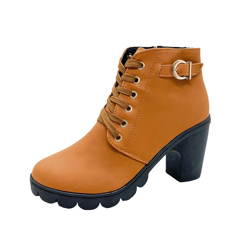 Olyvaris™ ankle boots with block heel